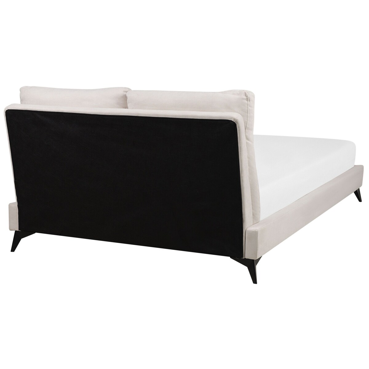 Łóżko tapicerowane 180 x 200 cm beżowe MELLE