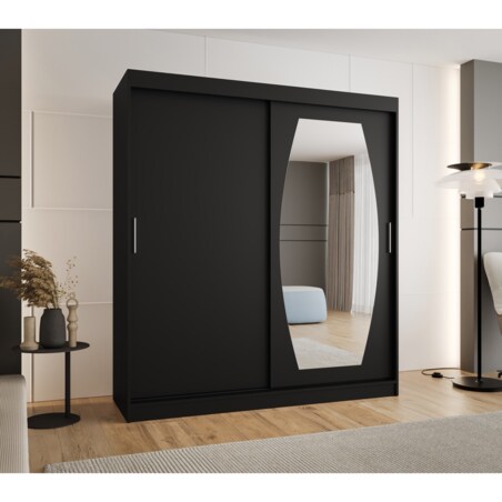 Szafa przesuwna ROSSA 180 czarny