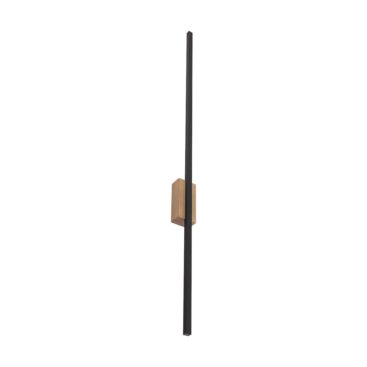 Kinkiet LED 21W FLASH WOOD SOSNA 108 cm TK Lighting czarny z drewnem 3000K ciepła biel 2584 lm
