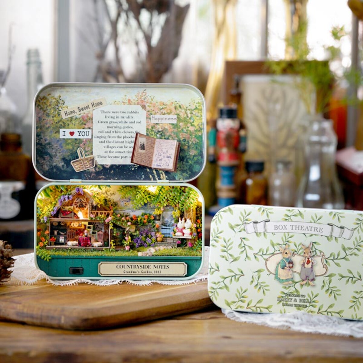 Miniaturowy domek DIY - Sielski zakątek