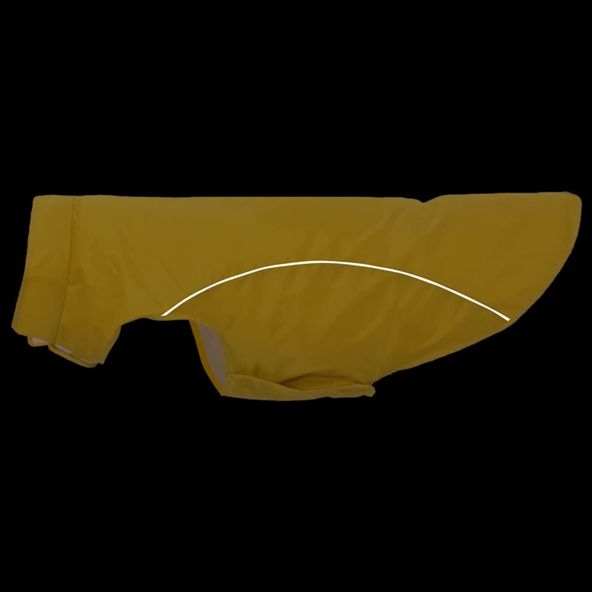 vidaXL Płaszcz przeciwdeszczowy dla psa z odblaskowymi paskami