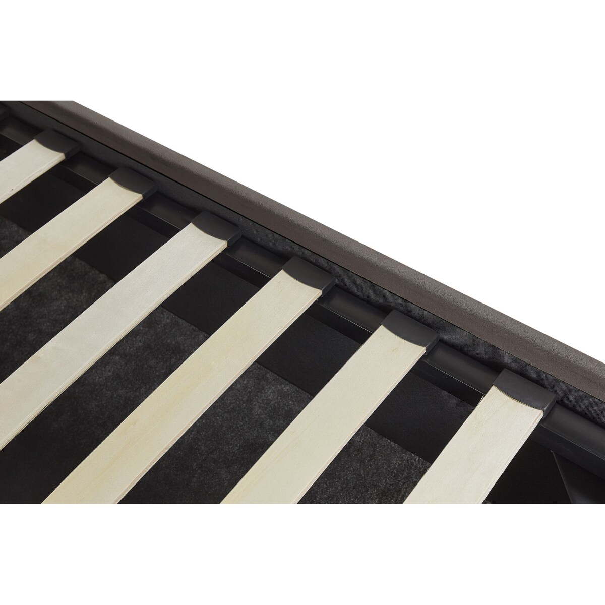 Łóżko z pojemnikiem welurowe 140 x 200 cm beżowoszare VINCENNES