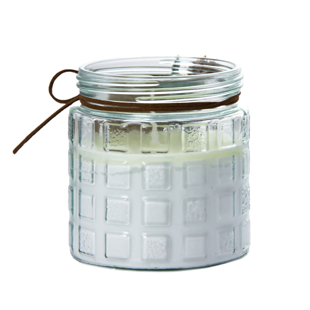 Świeczka Zapachowa Świeca Świąteczna Zapach Drzewny Dekoracja Biała