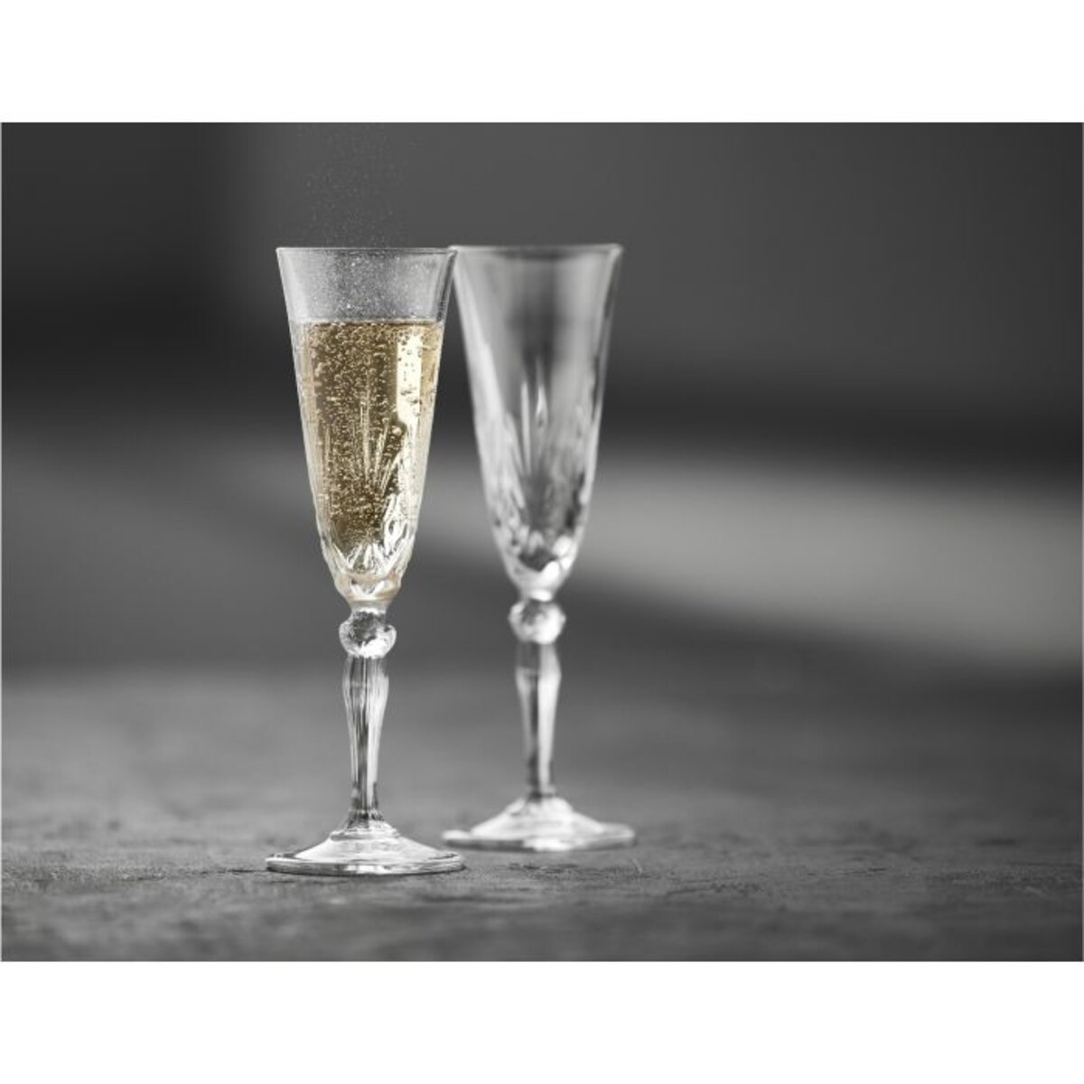 Kieliszki do szampana ze szkła kryształowego Melodia 160 ml 4 sztuki 916096
