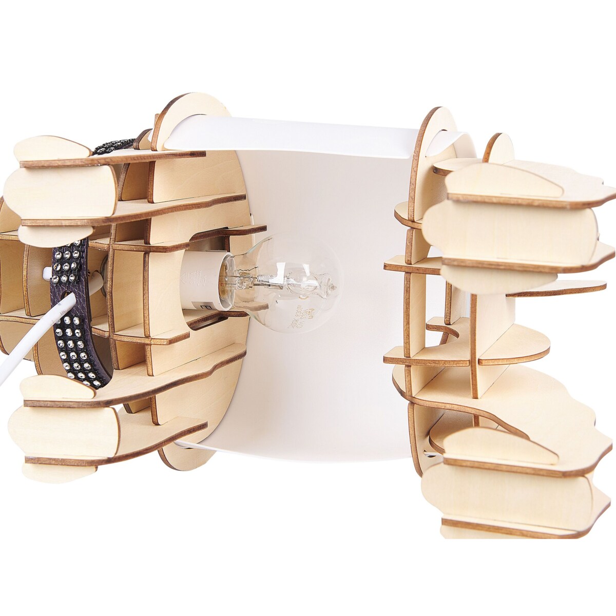 Lampa stołowa pies jasne drewno DOUCE