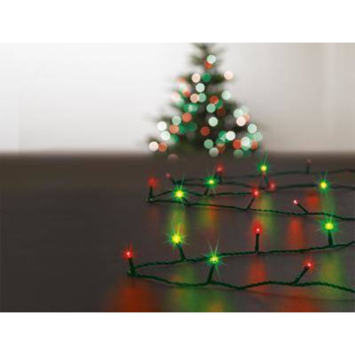 Lampki zewnętrzne, 100 lampek