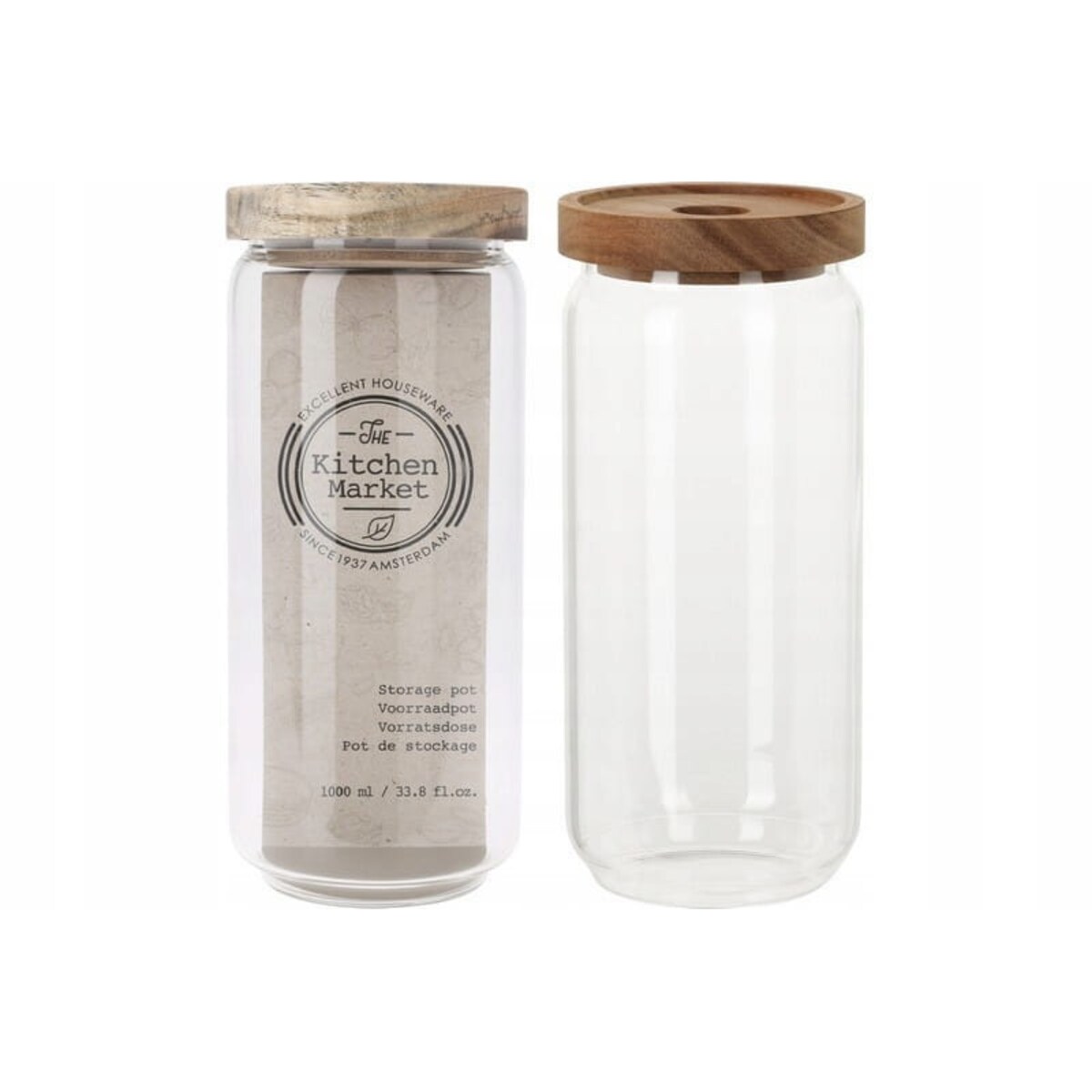 POJEMNIKSZKLO/DREWNO 1000ML