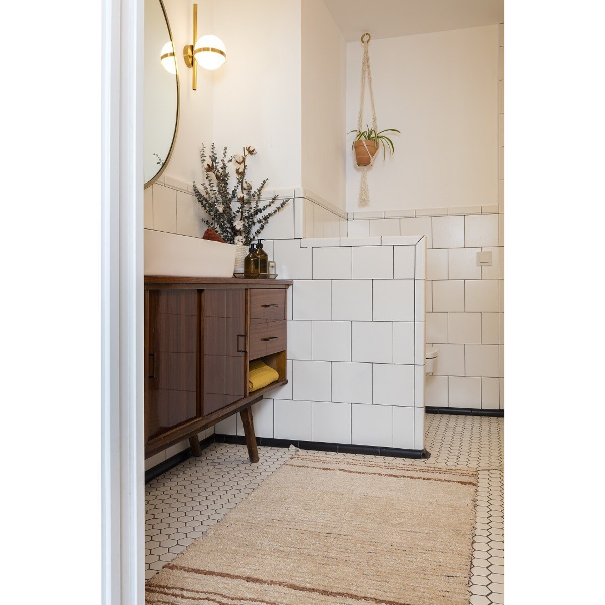 Dywan Bawełniany Twin Toffee 80x140 cm Lorena Canals