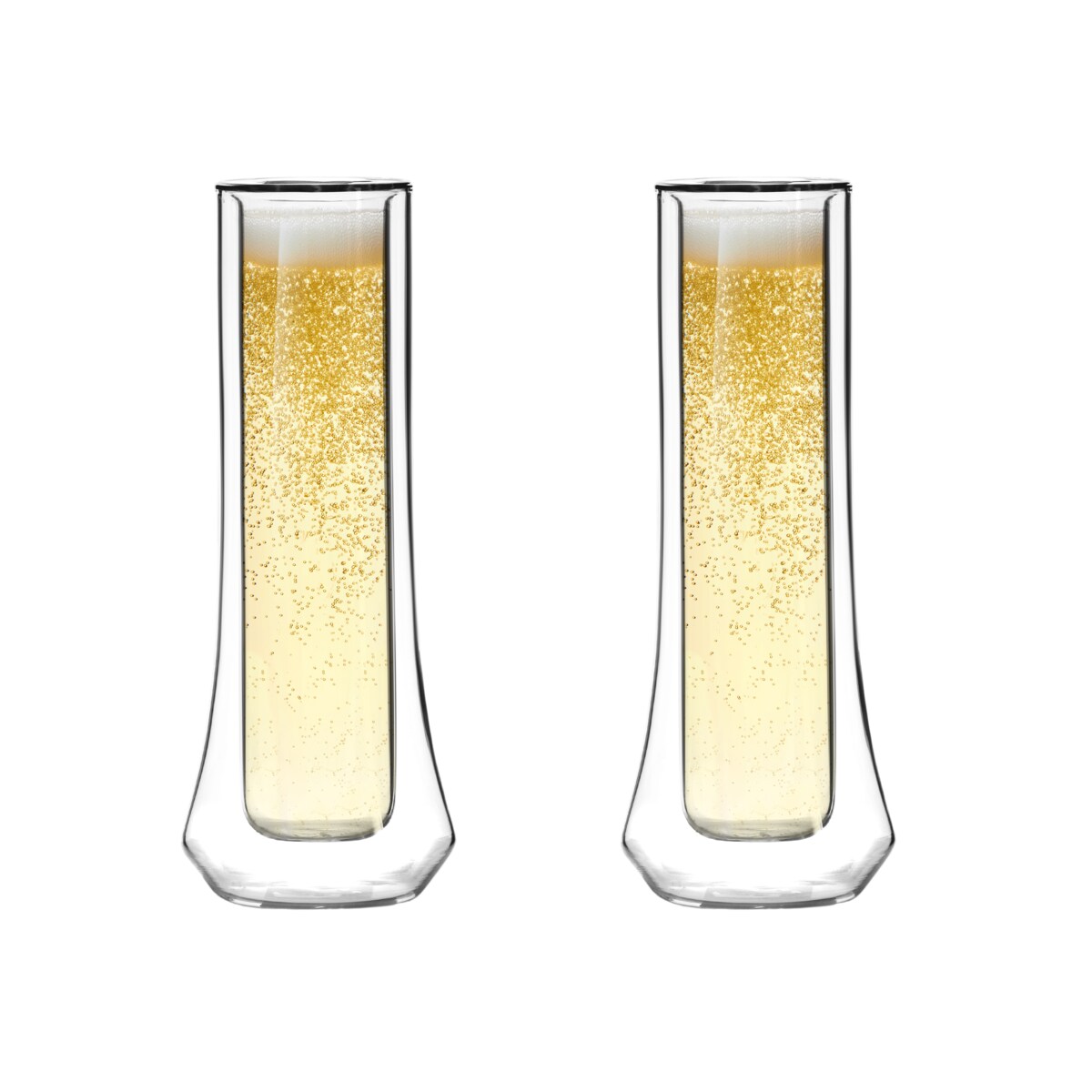 Komplet 2 kieliszków do szampana z podwójną ścianką Soho 140 ml 8906