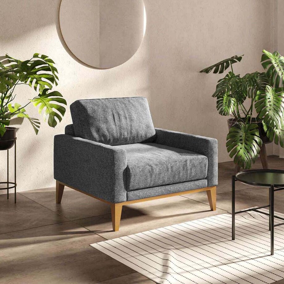 Fotel Musso - ciemnoszary