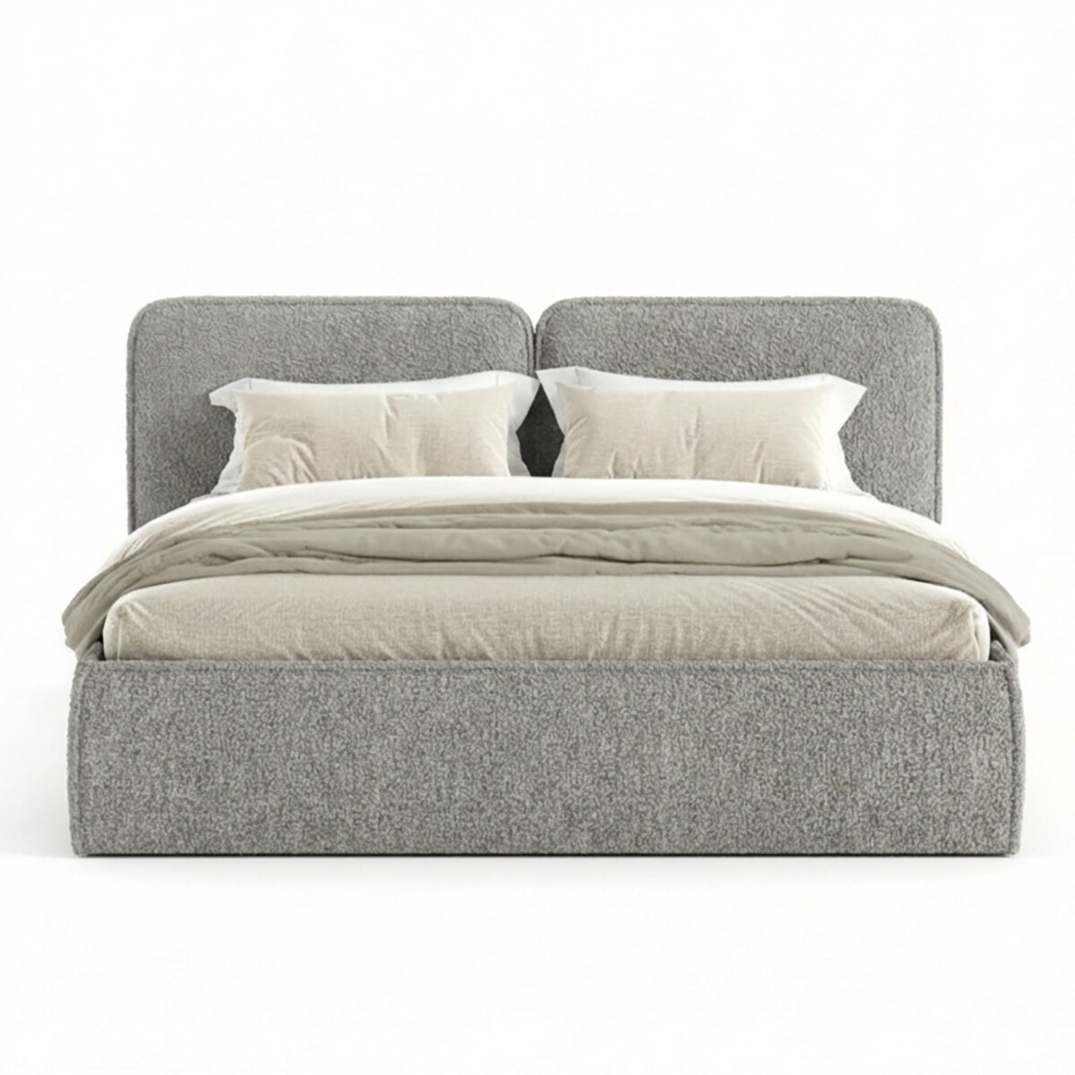 Łóżko Tapicerowane Elite 140X200 Stelaż Pojemnik Na Pościel Loop 17