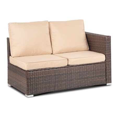 Zestaw Mebli Ogrodowych Technorattan Na Taras Ogród Brązowy Beżowy NEGRO