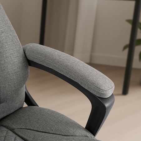 Fotel biurowy obrotowy ergonomiczny do biurka szary PHONIX