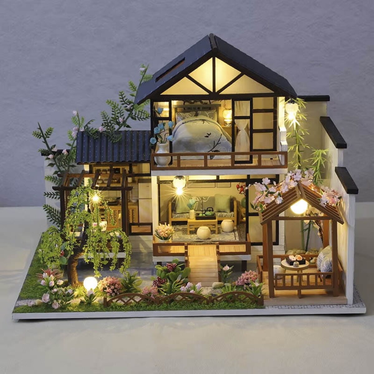 Miniaturowy domek - Przystań szeptów strumyka