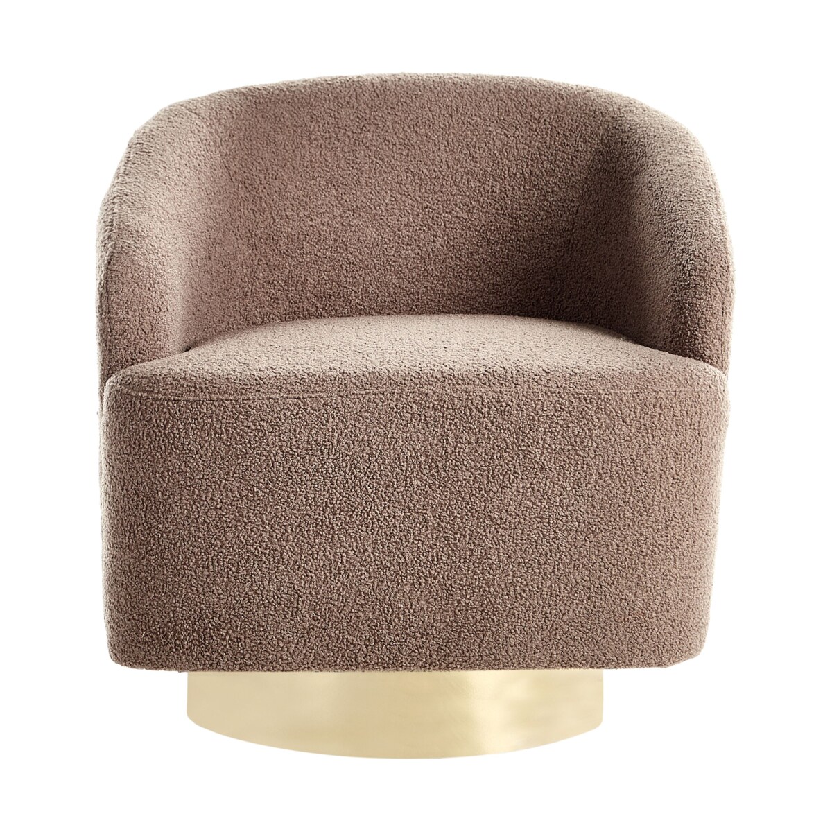 Fotel LAVIK Tkanina Brązowy