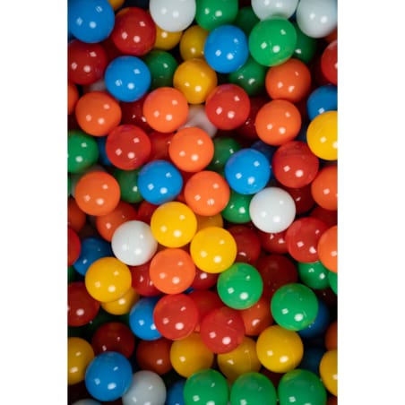 KOLOROWE piłki do suchego basenu - 400 sztuk