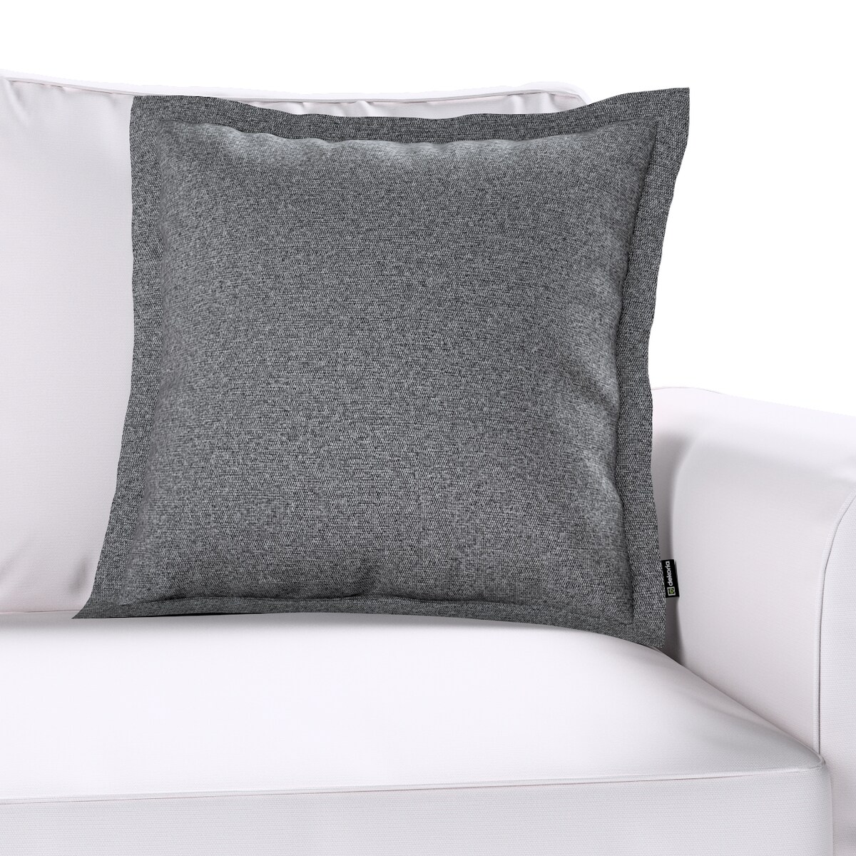 Poszewka Mona na poduszkę 45x45 ciemno szary melanż
