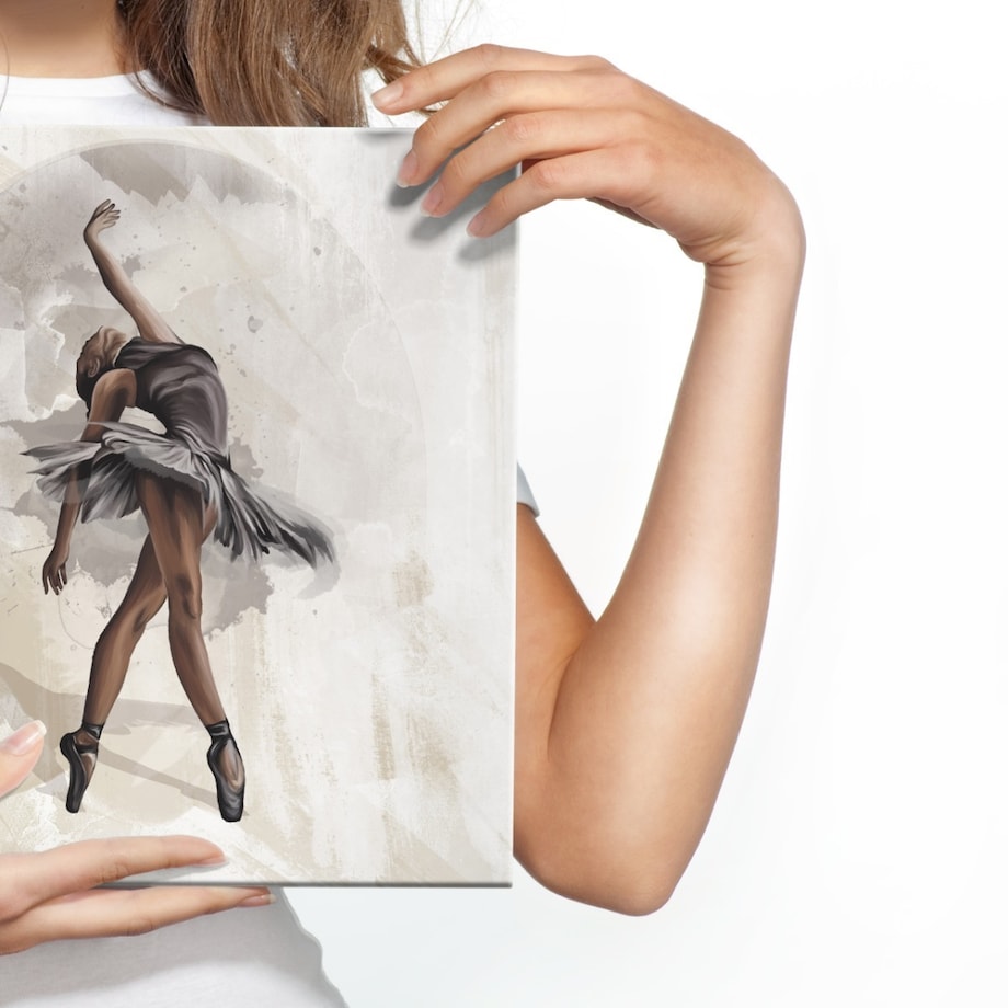 Obraz Na Płótnie BALERINA Beton Abstrakcja 60x60cm