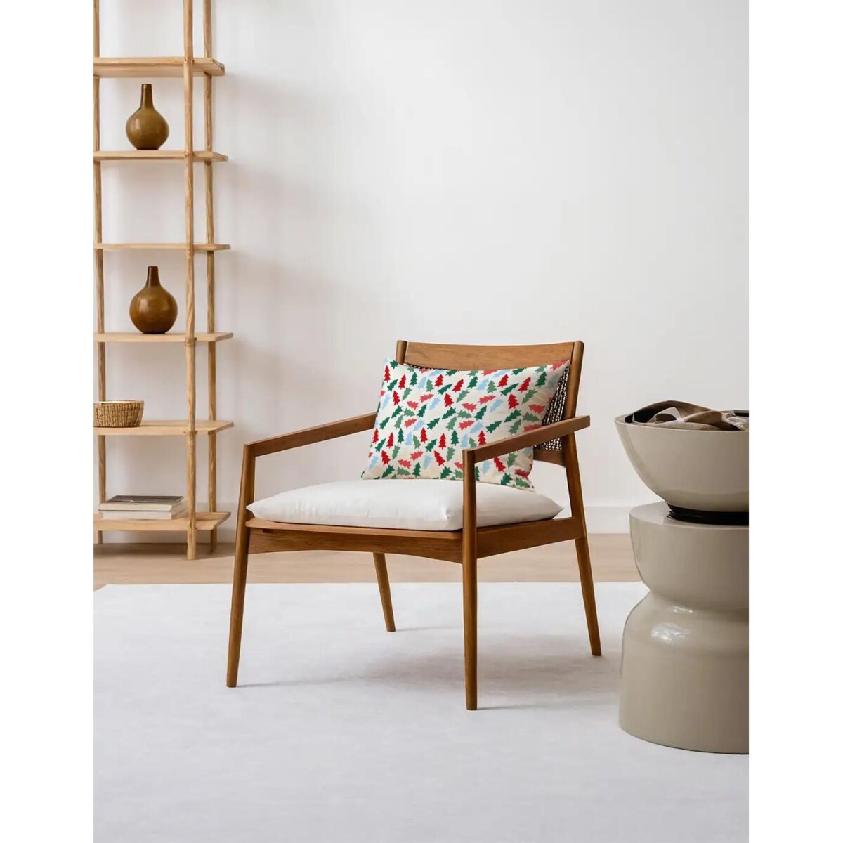 Poduszka świąteczna - Kolorowe choinki