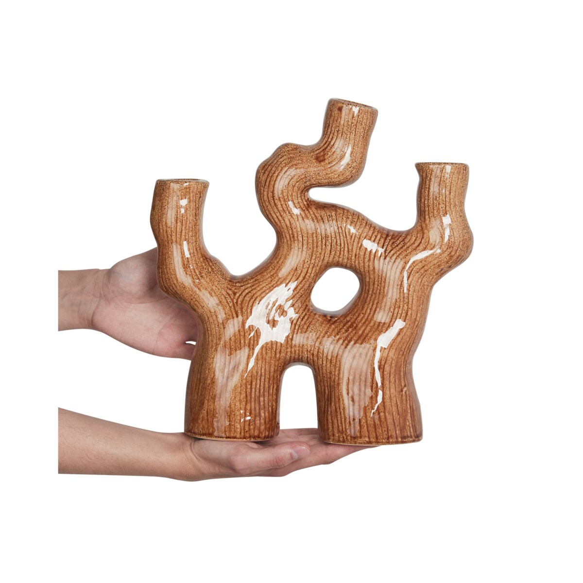 Kamionka Wazon na kwiaty 31 cm Brązowy BARBUS