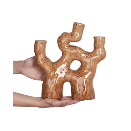 Kamionka Wazon na kwiaty 31 cm Brązowy BARBUS