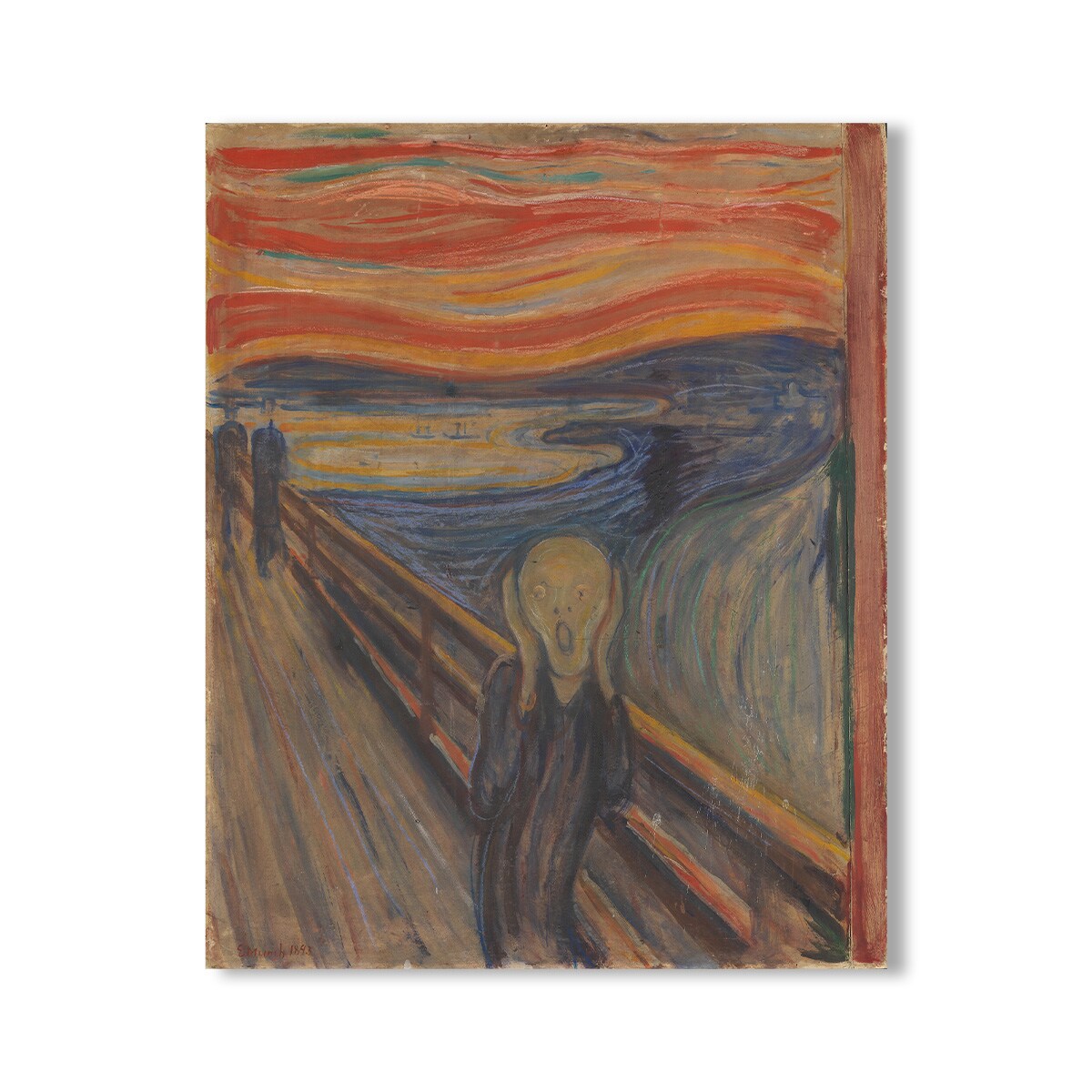 Krzyk Edvarda Muncha obraz 70cm x 90cm