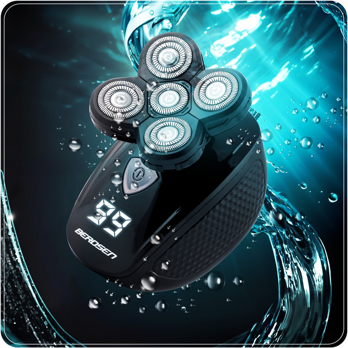 Golarka męska maszynka trymer do brody włosów 5w1 Berdsen