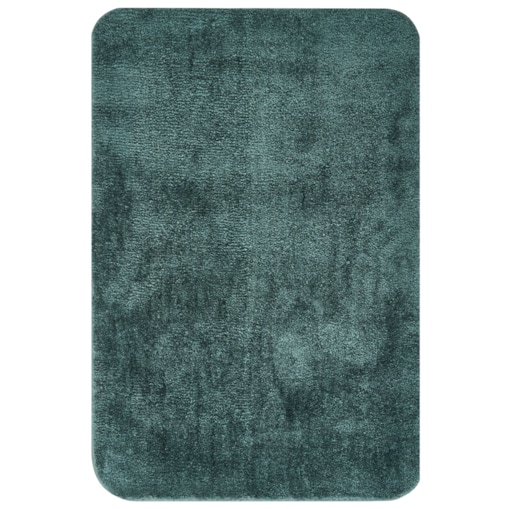 Dywanik łazienkowy URLANA Ciemnozielony 60 x 90 cm Mikrofibra
