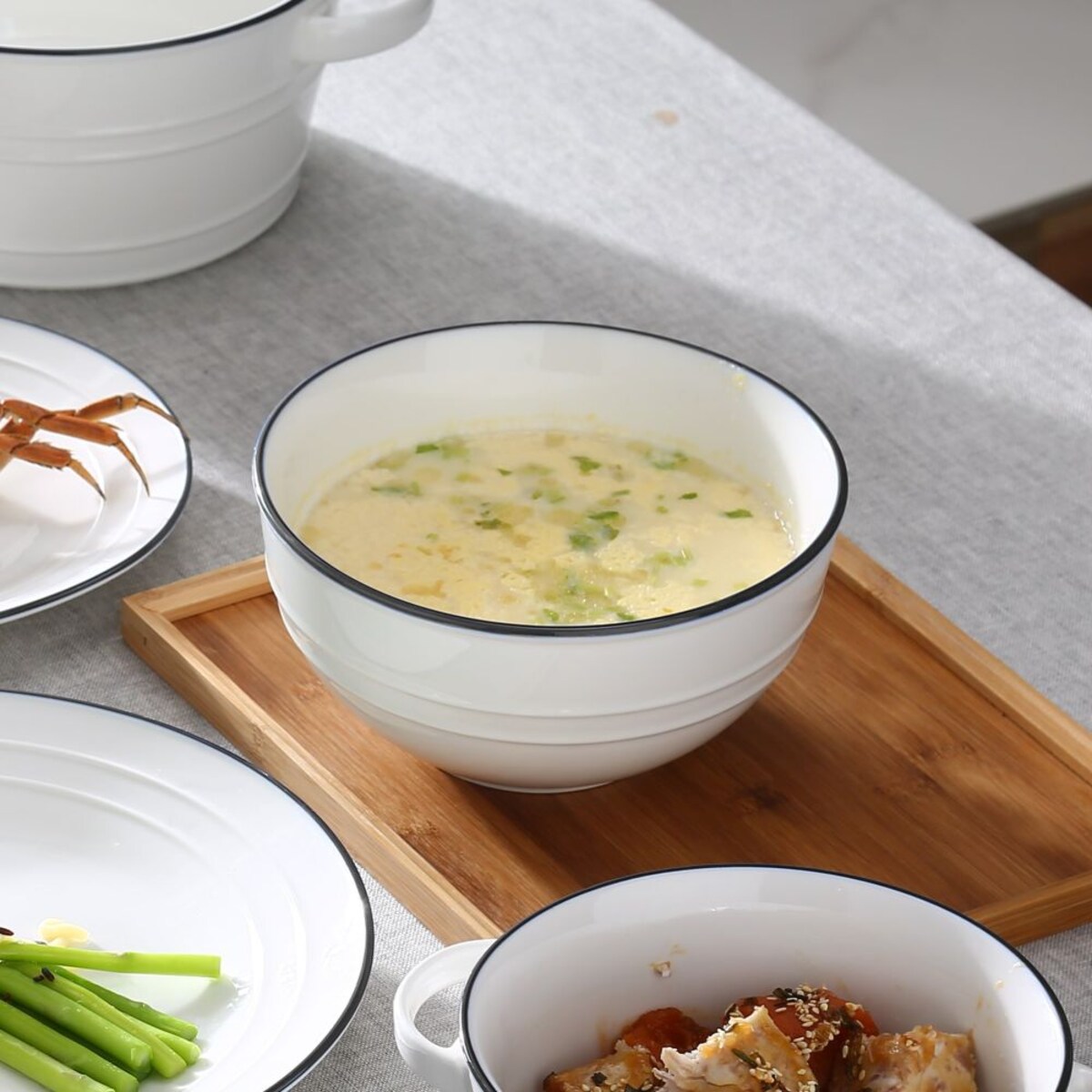 VILLA ITALIA Serwis obiadowy komplet talerzy na 6 osób NOSTALGIA