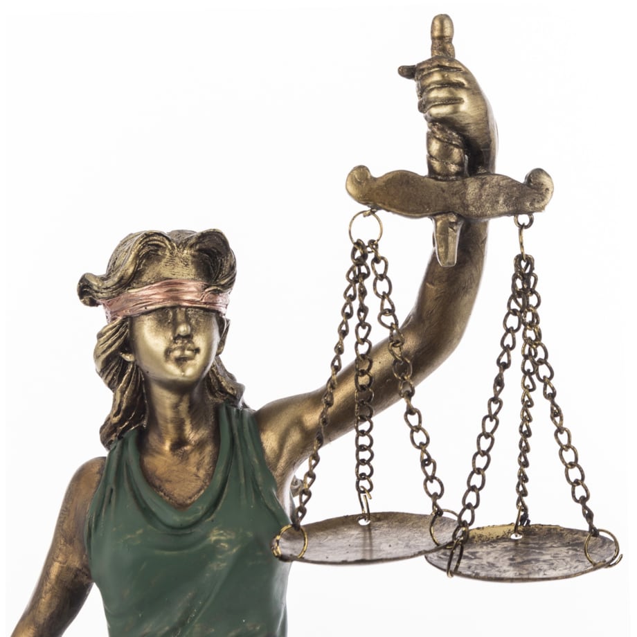 Dekoracja - figurka THEMIS 35x17x10 cm