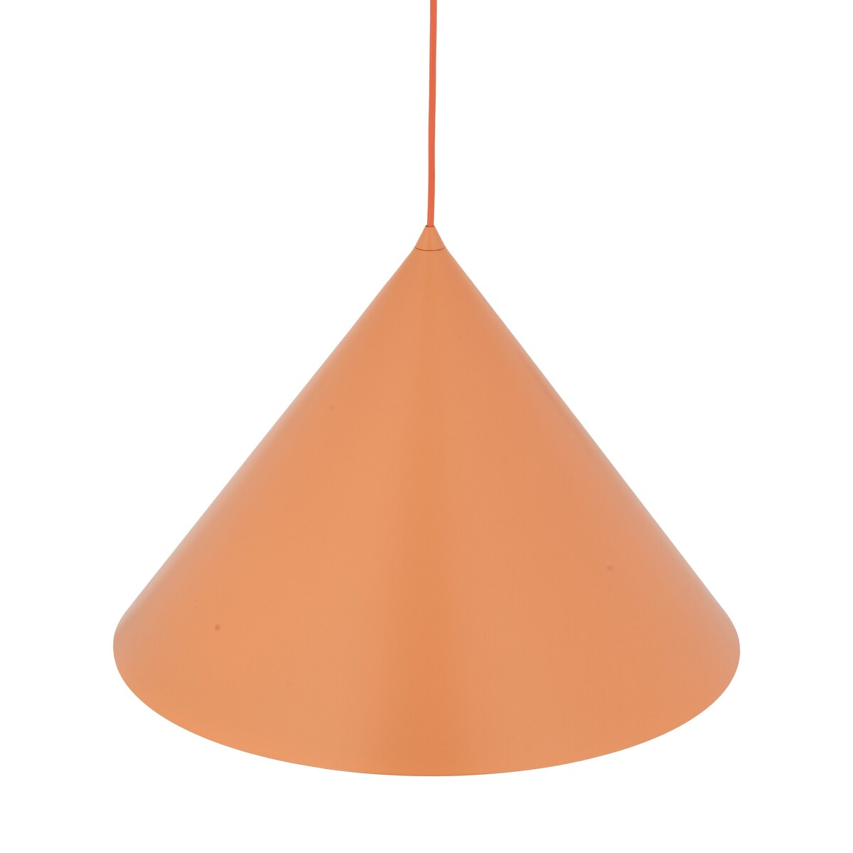 Lampa wisząca TK Lighting CONO XL 11386 pomarańczowa loft E27 regulowana do 170 cm