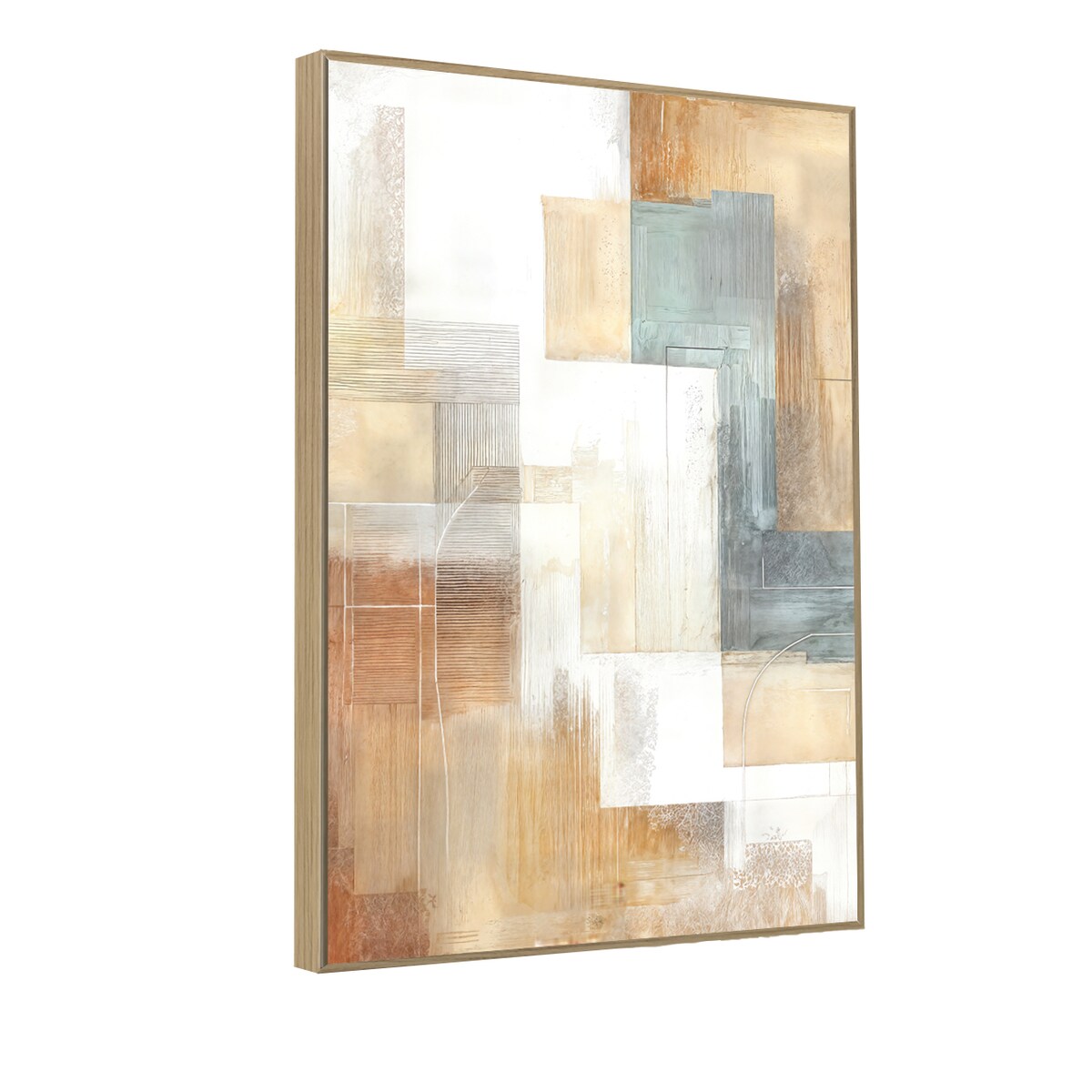 KNOR WALL ART obraz na płótnie w ramie canvas 60x90 Ziemskie Tonacje