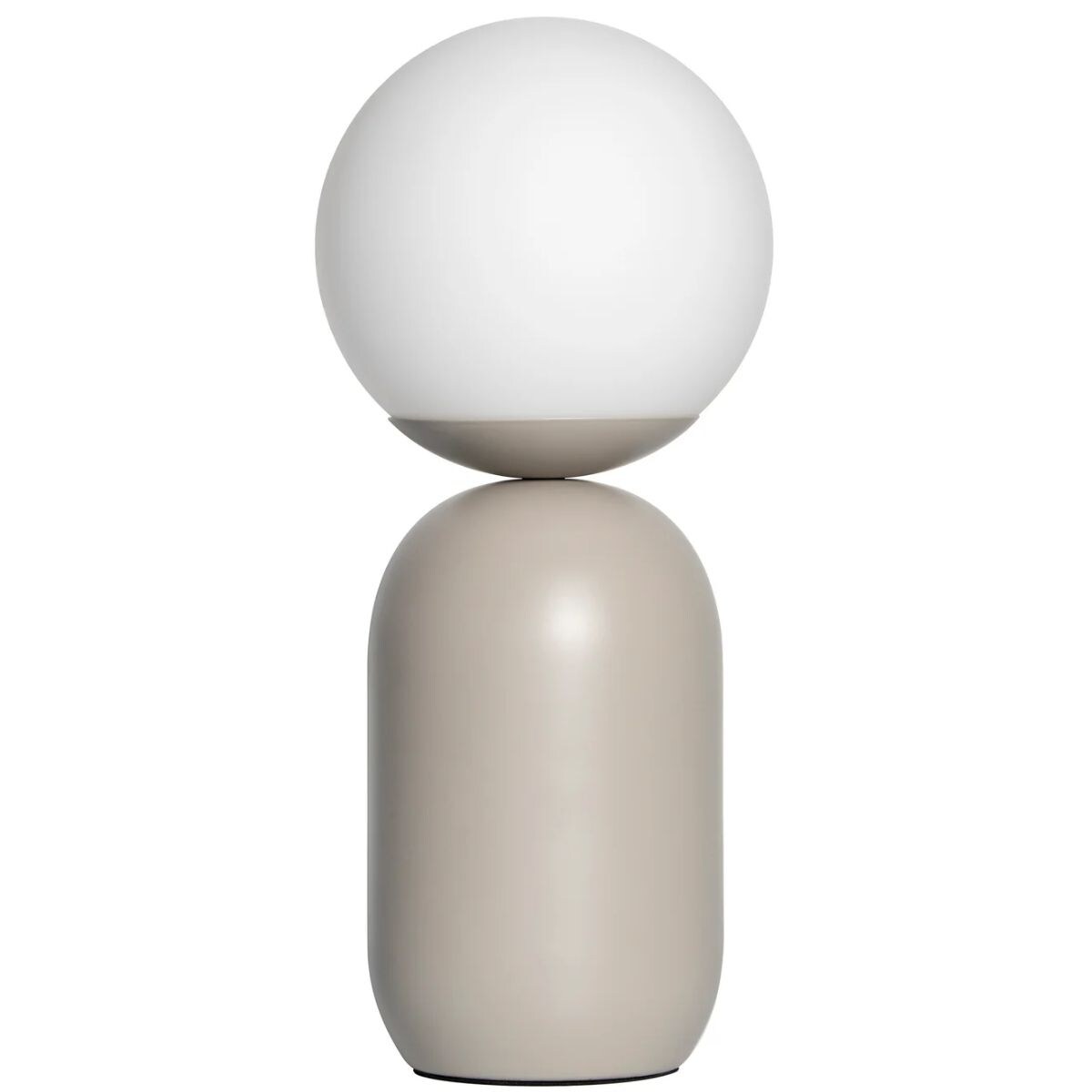 Lampa stołowa Notti 2011035010 Nordlux kula ball biała szara