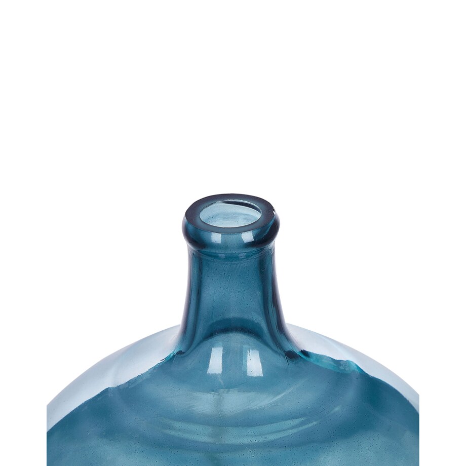 Wazon dekoracyjny CHAPPATHI Szkło 31 cm Niebieski