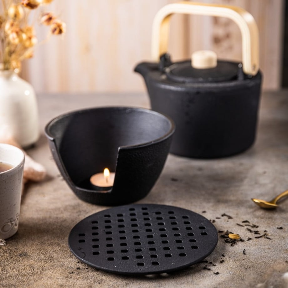 Podgrzewacz żeliwny do zaparzaczy dzbanków KINGHOFF