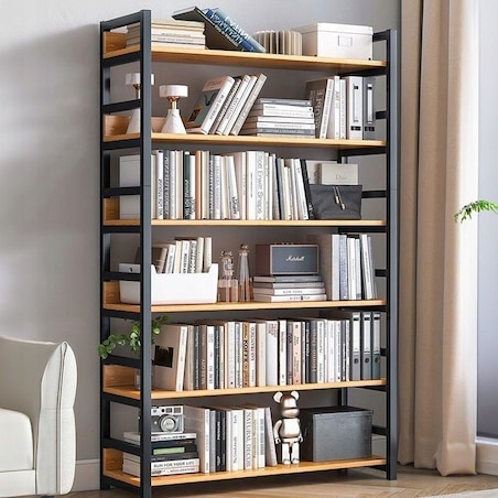 Regał industrialny 174 cm na książki 100x30 cm l