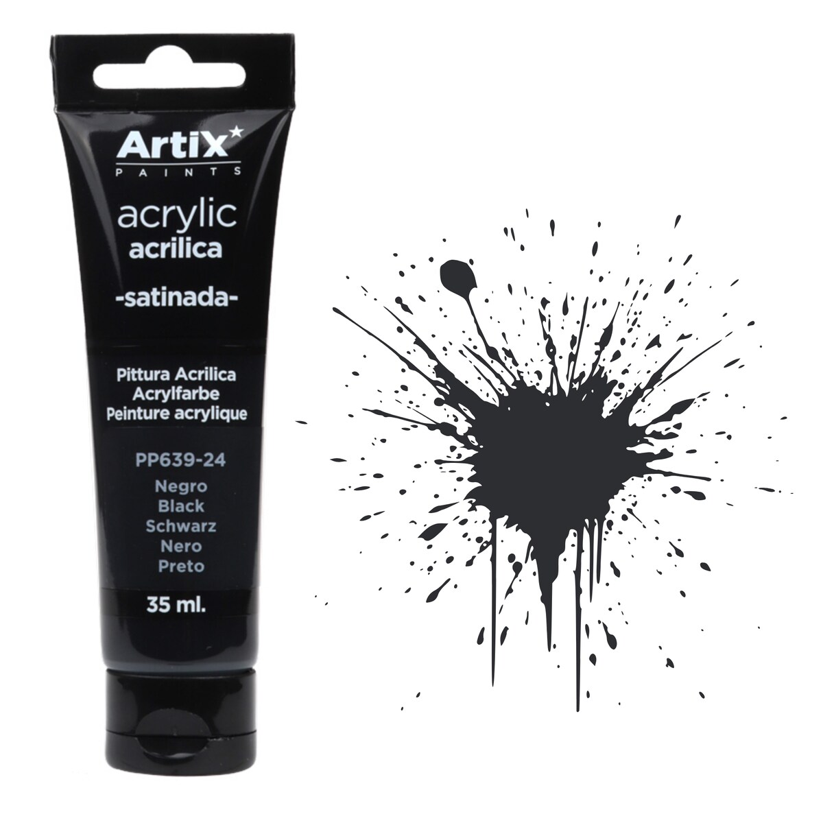 farba akrylowa black artix pp639-24 35ml