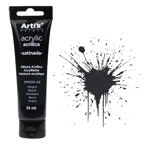farba akrylowa black artix pp639-24 35ml