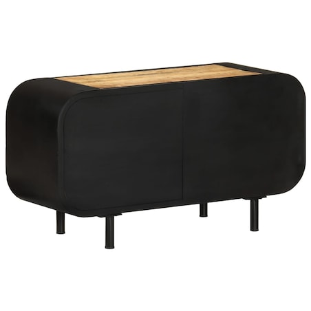 vidaXL Szafka pod TV, 90x30x48 cm, surowe drewno mango