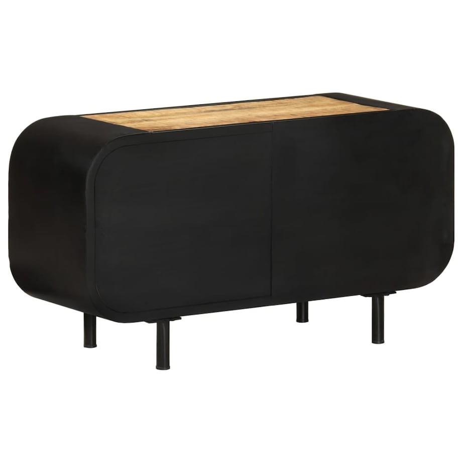 vidaXL Szafka pod TV, 90x30x48 cm, surowe drewno mango