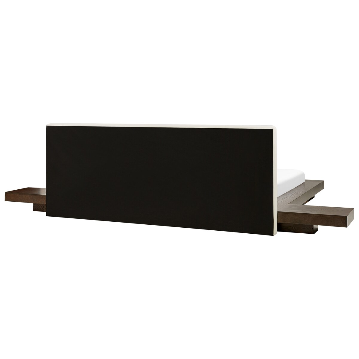 Łóżko LED Ekoskóra ZEN 180 x 200 cm Jesion ciemny