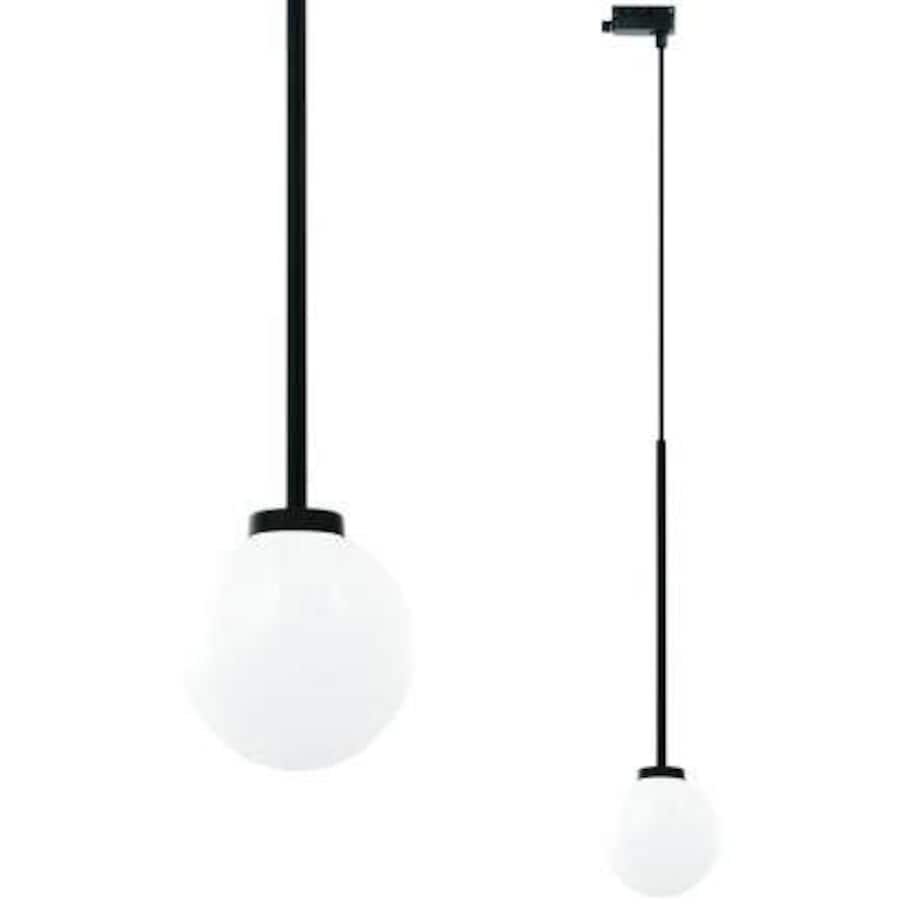 LAMPA wisząca Ota I Track Orlicki Design metalowa OPRAWA zwis do systemu szynowego 1-fazowego czarny matowy biały