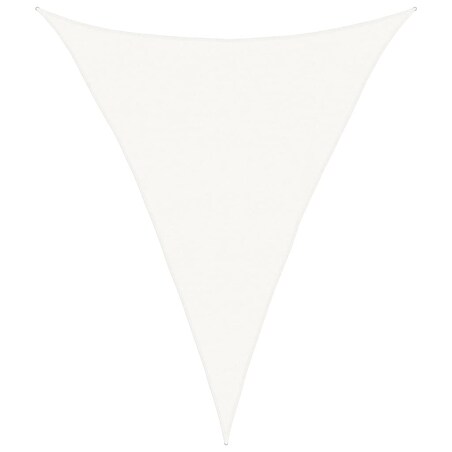 vidaXL Żagiel przeciwsłoneczny, 160 g/m², biały, 4x5x5 m, HDPE