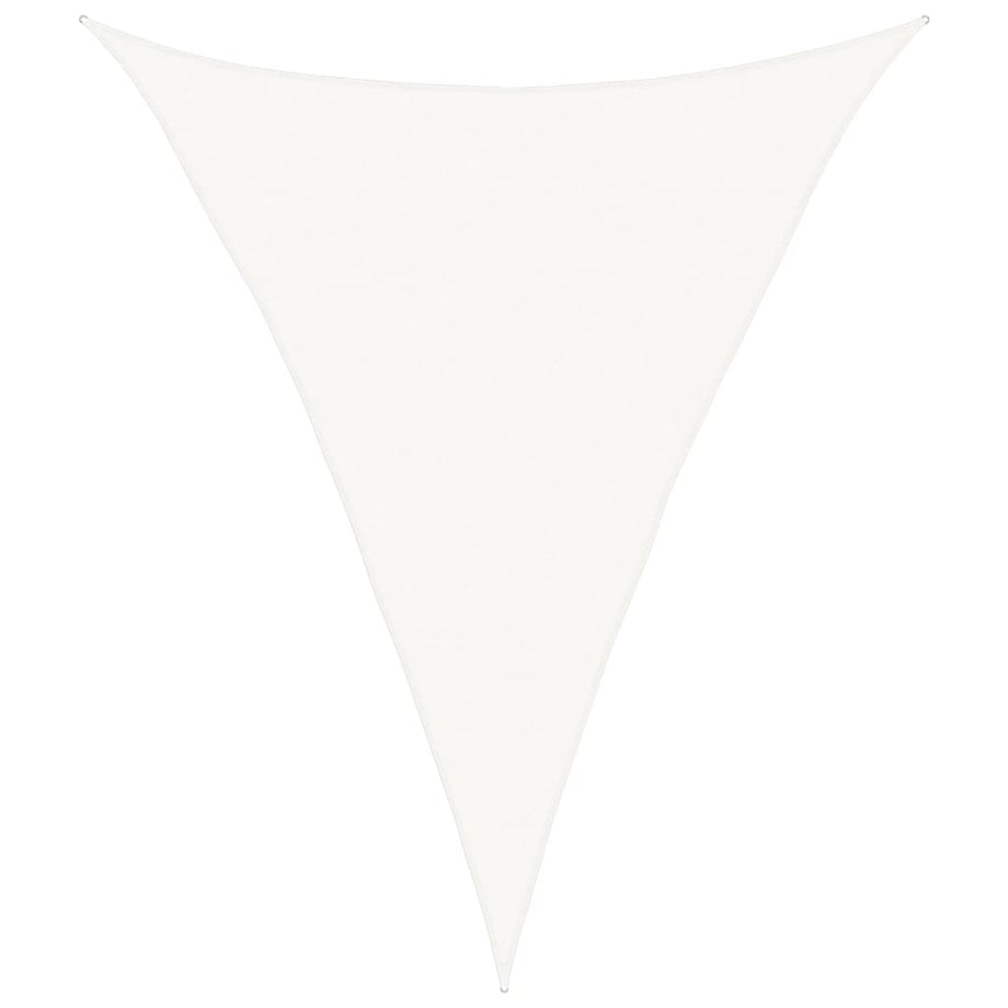 vidaXL Żagiel przeciwsłoneczny, 160 g/m², biały, 4x5x5 m, HDPE