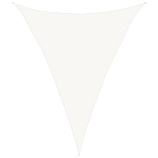 vidaXL Żagiel przeciwsłoneczny, 160 g/m², biały, 4x5x5 m, HDPE