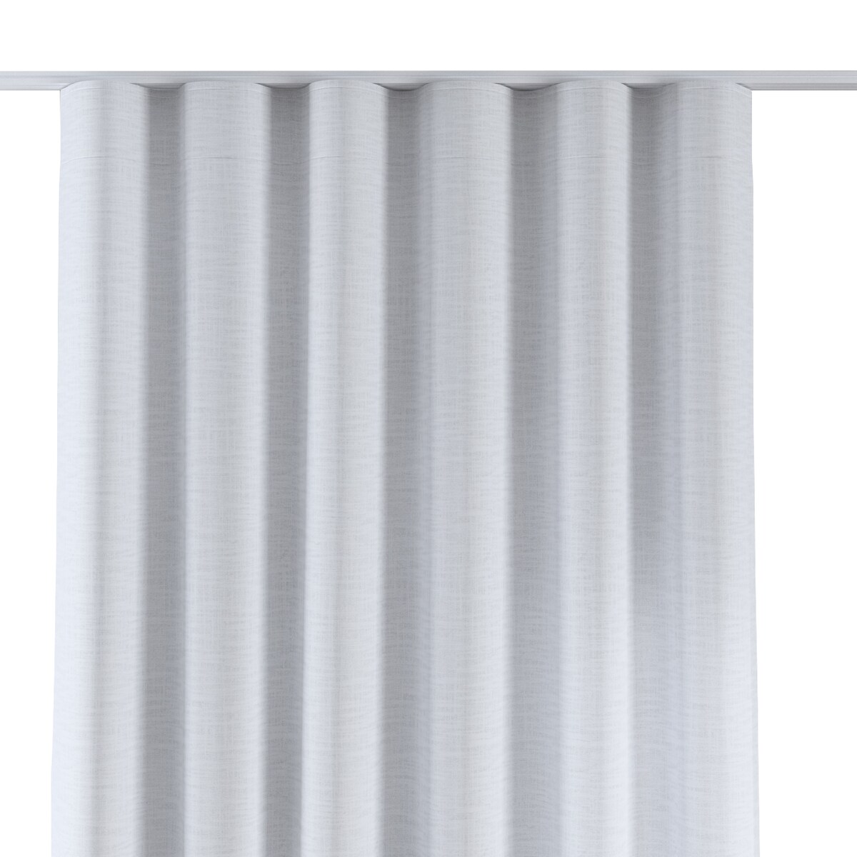 Zasłona na taśmie wave 130x260 biały