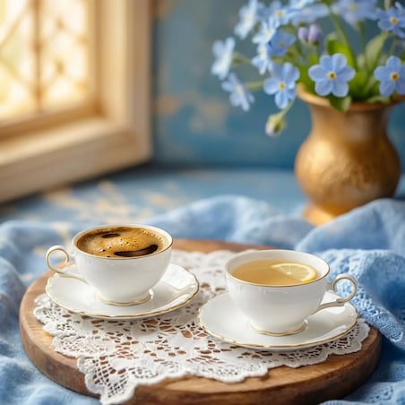 VILLA ITALIA Filiżanka do herbaty porcelanowa 200 ml LIRICO