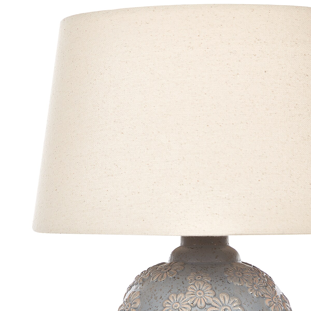 Lampa stołowa FERREY Ceramika Szary