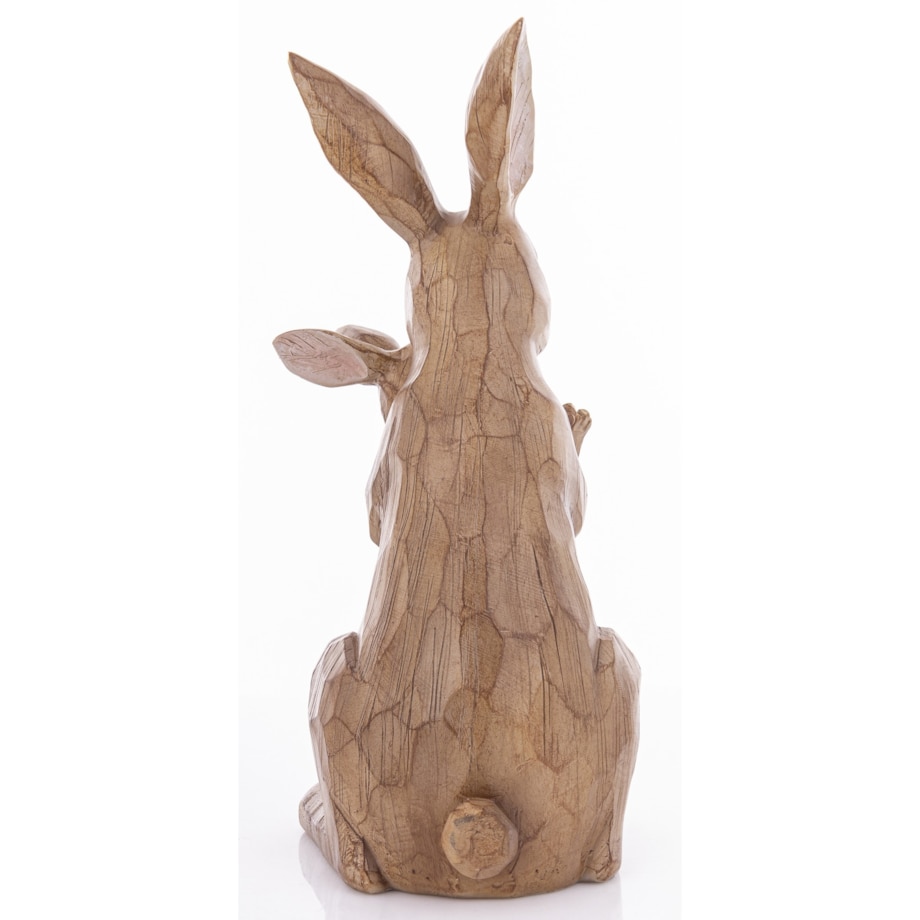 Dekoracja - króliczka z malcem w objęciach 32,5x14x18 cm CON AMORE-2