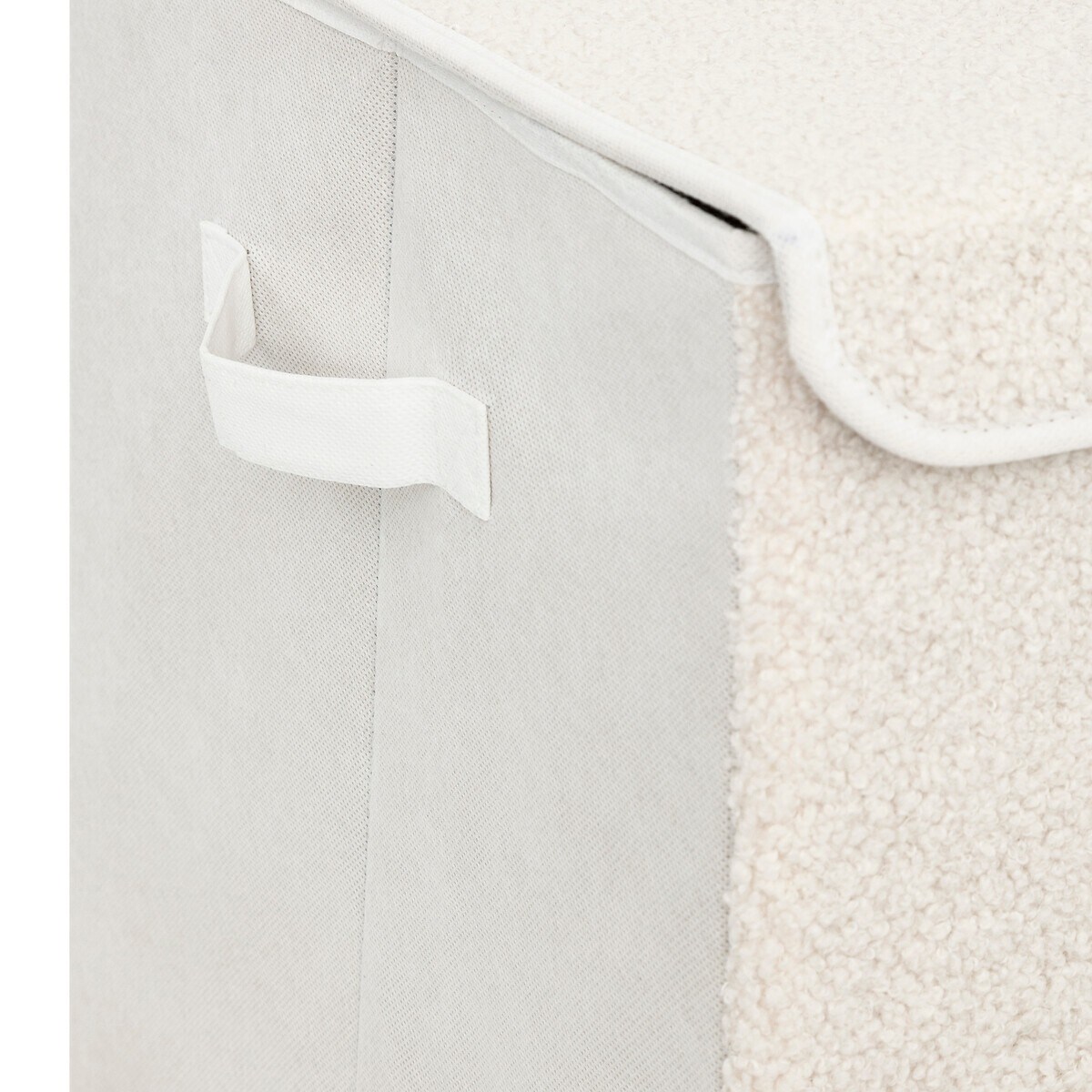 Kosz na zabawki składany bouclé Bazar